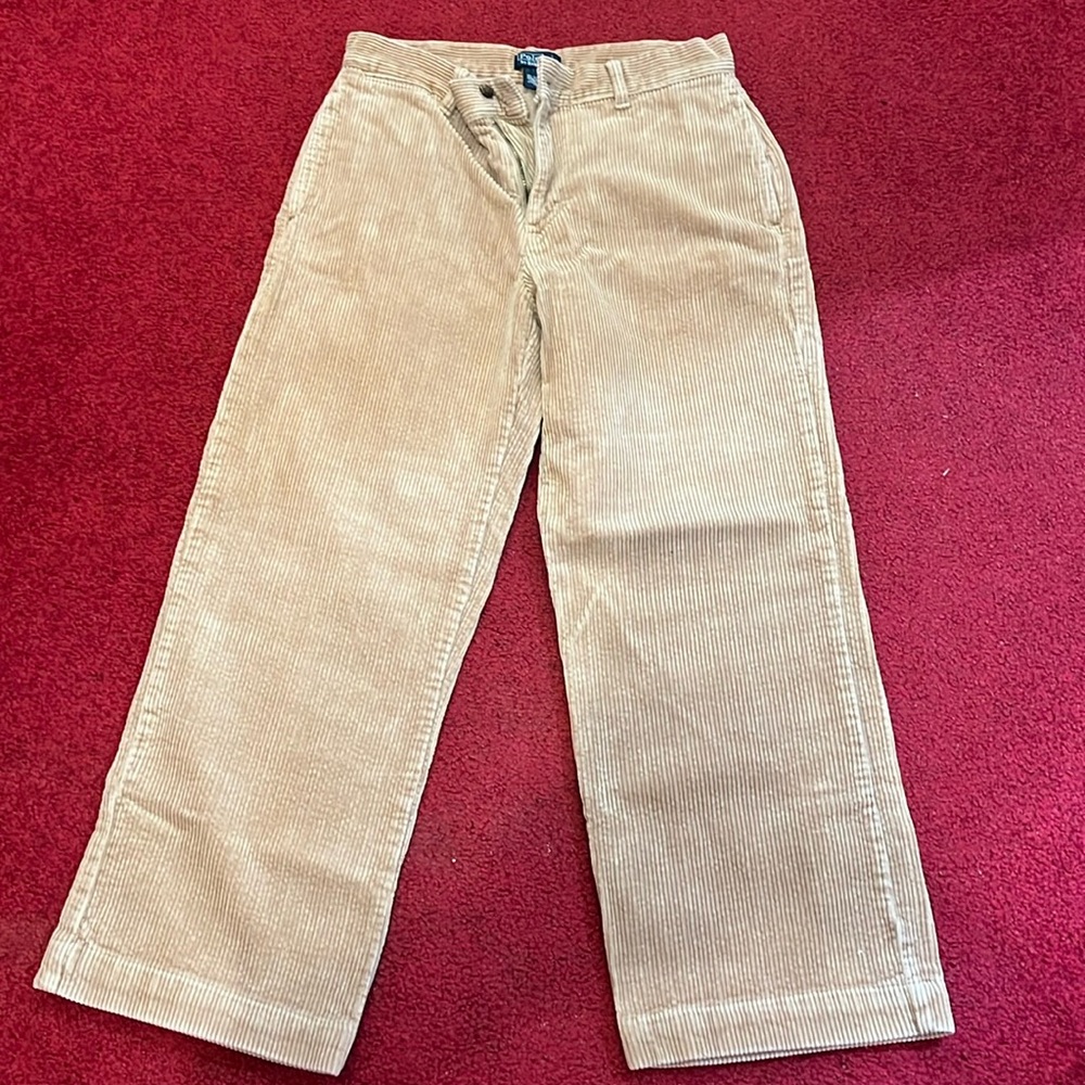 Polo by Ralph Lauren Kids Corduroy Pants. Size 18. Tan color.